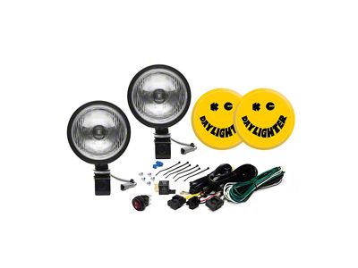 KC HiLiTES 6-Inch Daylighter Halogen Lights; Spread Beam (Universal; Some Adaptation May Be Required)