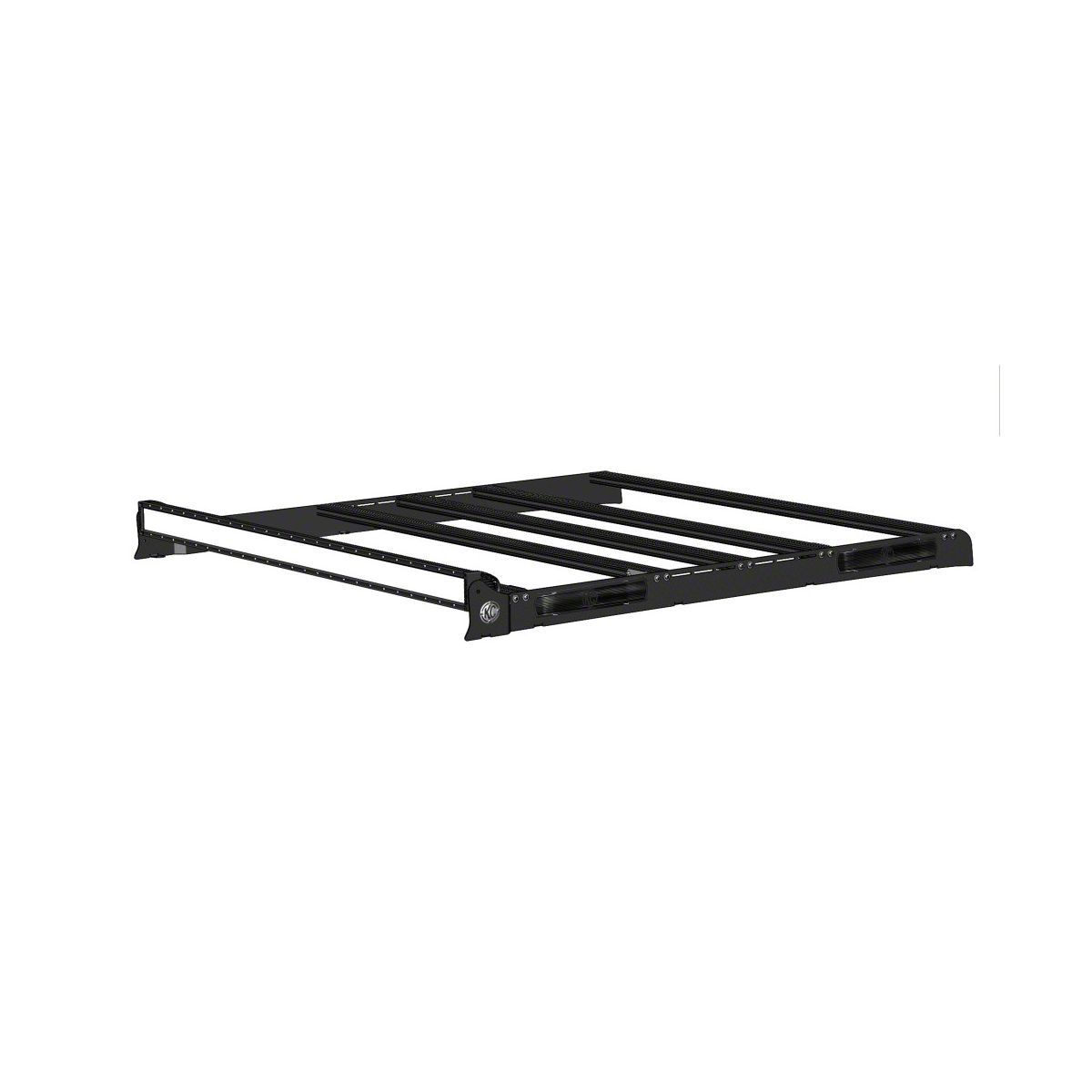 KC HiLiTES Jeep Wrangler M-Rack 50-Inch C-Series Roof Rack 92183 (18-24 ...