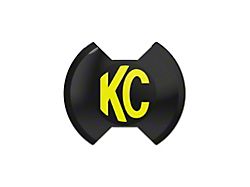 KC HiLiTES 8-Inch SlimLite LED Light Cover; Black