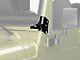 KC HiLiTES Windshield Hinge Mounting Brackets; Black (97-06 Jeep Wrangler TJ)