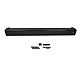 50 Inch Rear Bumper; Black Powder Coated Stainless Steel (97-06 Jeep Wrangler TJ)