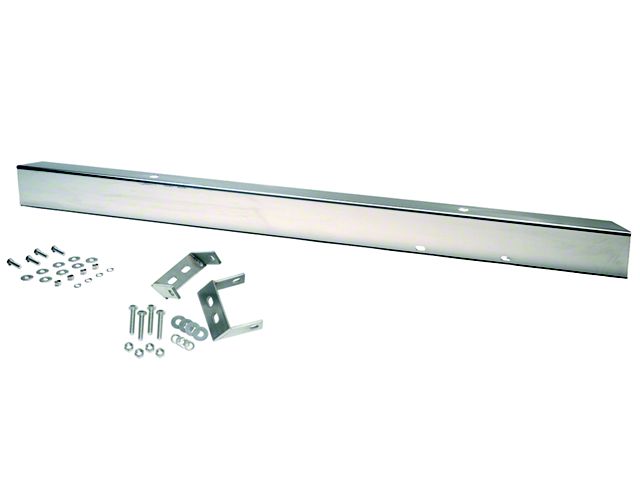 54 Inch Rear Bumper; Polished Stainless Steel (66-86 Jeep CJ5 & CJ7)