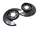 Disc Brake Dust Cover; Black Powder Coated Stainless Steel; Pair (78-86 Jeep CJ5 & CJ7)