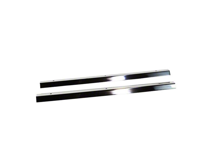 Entry Guard; Polished Stainless Steel; Pair (76-95 Jeep CJ5, CJ7, Wrangler YJ)