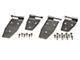 Hardtop Door Hinge; Polished Stainless Steel; Set of 4 (94-95 Jeep Wrangler YJ)