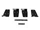 Hardtop Door Hinge; Set of 4; Black Powder Coated Stainless Steel (76-93 Jeep CJ5, CJ7, Wrangler YJ)