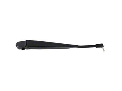 Hardtop Rear Window Wiper Arm; Black Powder Coated Stainless Steel (87-06 Jeep Wrangler YJ & TJ)