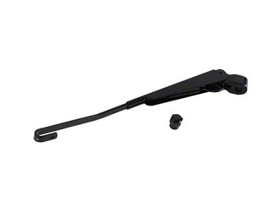 Hardtop Rear Window Wiper Arm; Black Powder Coated Stainless Steel (03-06 Jeep Wrangler TJ)