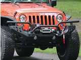 Hood Catch Kit; Textured Black (07-18 Jeep Wrangler JK)