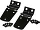 Hood Hinge; Black Powder Coated Stainless Steel; Pair (97-06 Jeep Wrangler TJ)