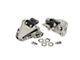 Interior Door Latch Bracket; Polished Stainless Steel; Pair (81-95 Jeep CJ5, CJ7 & Wrangler YJ w/ Steel Body Only)