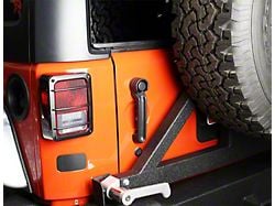 Tail Light Guards; Textured Black (07-18 Jeep Wrangler JK)