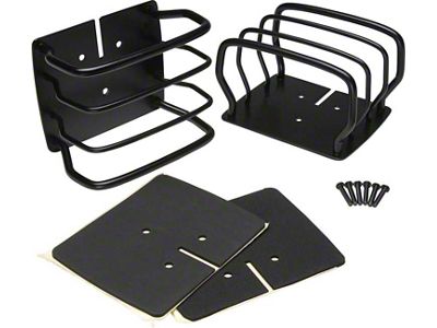 Tail Light Guards; Black (76-06 Jeep CJ5, CJ7, Wrangler YJ & TJ)