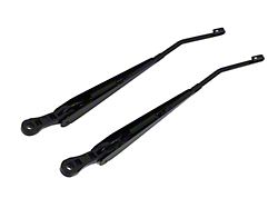 Windshield Wiper Arms; Gloss Black (07-18 Jeep Wrangler JK)