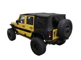 King 4WD Premium Replacement Soft Top With Tinted Windows; Black Diamond (10-18 Jeep Wrangler JK 4-Door)