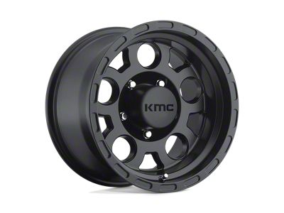 KMC Enduro Matte Black 6-Lug Wheel; 16x9; -12mm Offset (03-09 4Runner)