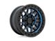 KMC GRS Midnight Blue with Gloss Black Lip 6-Lug Wheel; 18x8.5; 0mm Offset (03-09 4Runner)