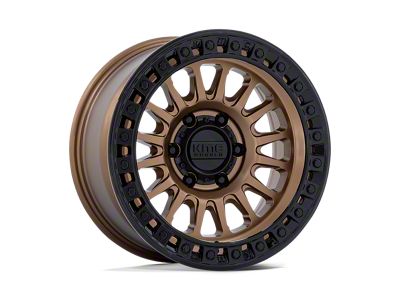 KMC IMS Matte Bronze with Gloss Black Lip 6-Lug Wheel; 18x9; 18mm Offset (03-09 4Runner)