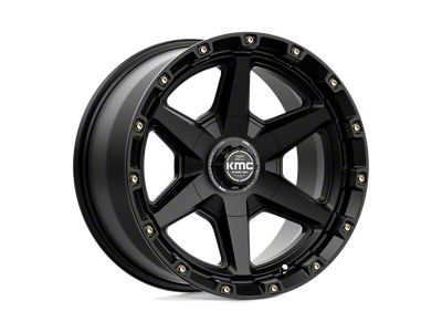 KMC Tempo Satin Black 6-Lug Wheel; 20x9; 0mm Offset (03-09 4Runner)