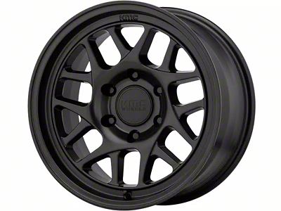 KMC Bully Ol Satin Black 6-Lug Wheel; 17x8.5; 0mm Offset (03-09 4Runner)