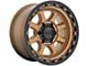 KMC Chase Matte Bronze with Black Lip 6-Lug Wheel; 17x9; -12mm Offset (03-09 4Runner)