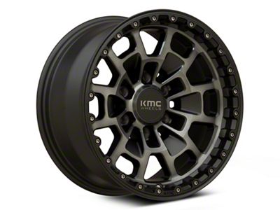 KMC Summit Satin Black with Gray Tint 6-Lug Wheel; 17x8.5; 0mm Offset (03-09 4Runner)