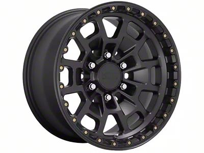 KMC Summit Satin Black 6-Lug Wheel; 17x8.5; 0mm Offset (03-09 4Runner)