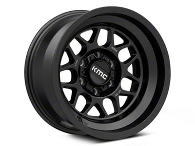 KMC Terra Satin Black 6-Lug Wheel; 17x8.5; 0mm Offset (03-09 4Runner)