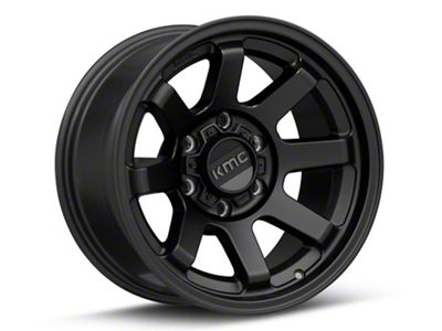 KMC Trail Satin Black 6-Lug Wheel; 17x8.5; 0mm Offset (03-09 4Runner)