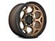 KMC Dirty Harry Matte Bronze with Black Lip 6-Lug Wheel; 18x8.5; 18mm Offset (04-15 Titan)