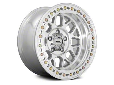 KMC Grenade Crawl Beadlock Machined 6-Lug Wheel; 18x9; 10mm Offset (04-15 Titan)