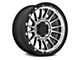 KMC Impact Satin Black Machined 6-Lug Wheel; 18x9; 0mm Offset (04-15 Titan)