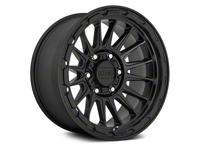 KMC Impact Satin Black 6-Lug Wheel; 18x9; 0mm Offset (04-15 Titan)