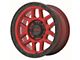 KMC Mesa Candy Red with Black Lip 6-Lug Wheel; 20x9; 0mm Offset (04-15 Titan)