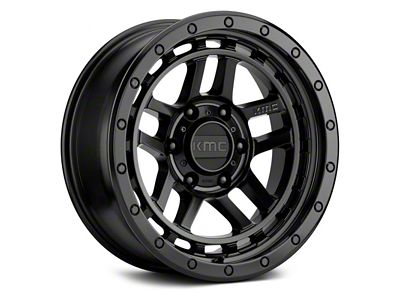 KMC Recon Satin Black 6-Lug Wheel; 18x8.5; 0mm Offset (04-15 Titan)