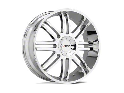 KMC Regulator Chrome 6-Lug Wheel; 22x9.5; 30mm Offset (04-15 Titan)