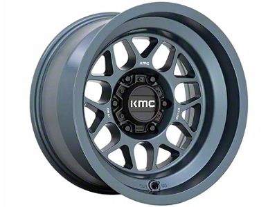 KMC Terra Metallic Blue 6-Lug Wheel; 18x8.5; 0mm Offset (04-15 Titan)