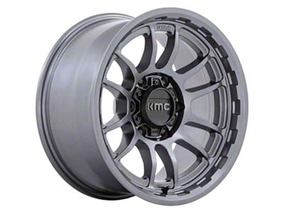 KMC Wrath Matte Anthracite 6-Lug Wheel; 20x9; 0mm Offset (04-15 Titan)