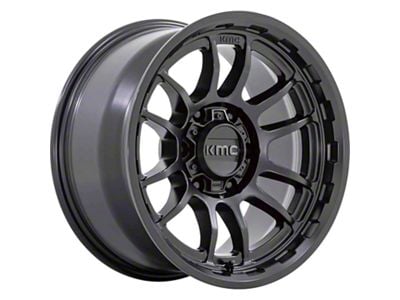 KMC Wrath Satin Black 6-Lug Wheel; 20x9; 0mm Offset (04-15 Titan)