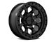 KMC Riot SBL Satin Black 6-Lug Wheel; 18x9; 18mm Offset (05-21 Frontier)