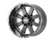 KMC Burst Chrome 6-Lug Wheel; 24x9.5; 15mm Offset (05-15 Tacoma)