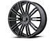 KMC D2 Gloss Black 6-Lug Wheel; 22x9.5; 35mm Offset (05-15 Tacoma)