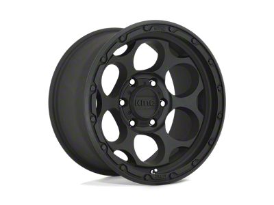 KMC Dirty Harry Textured Black 6-Lug Wheel; 17x9; -12mm Offset (05-15 Tacoma)