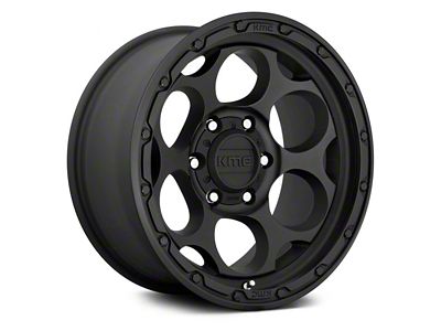 KMC Dirty Harry Textured Black 6-Lug Wheel; 18x8.5; 0mm Offset (05-15 Tacoma)