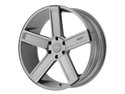 KMC Duece Satin Gray Milled 6-Lug Wheel; 20x8.5; 15mm Offset (05-15 Tacoma)