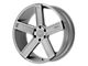 KMC Duece Satin Gray Milled 6-Lug Wheel; 20x8.5; 15mm Offset (05-15 Tacoma)