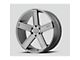 KMC Duece Satin Gray Milled 6-Lug Wheel; 20x8.5; 35mm Offset (05-15 Tacoma)