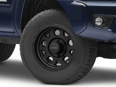 KMC Enduro Matte Black 6-Lug Wheel; 17x9; -6mm Offset (05-15 Tacoma)