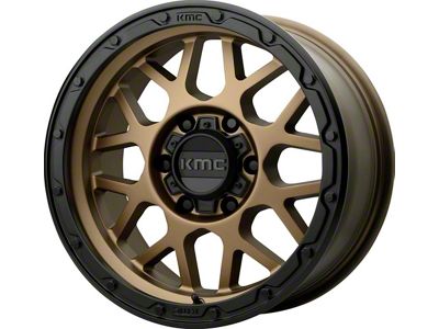 KMC Grenade Off-Road Matte Bronze with Matte Black Lip 6-Lug Wheel; 18x8.5; 0mm Offset (05-15 Tacoma)