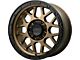 KMC Grenade Off-Road Matte Bronze with Matte Black Lip 6-Lug Wheel; 18x8.5; 0mm Offset (05-15 Tacoma)